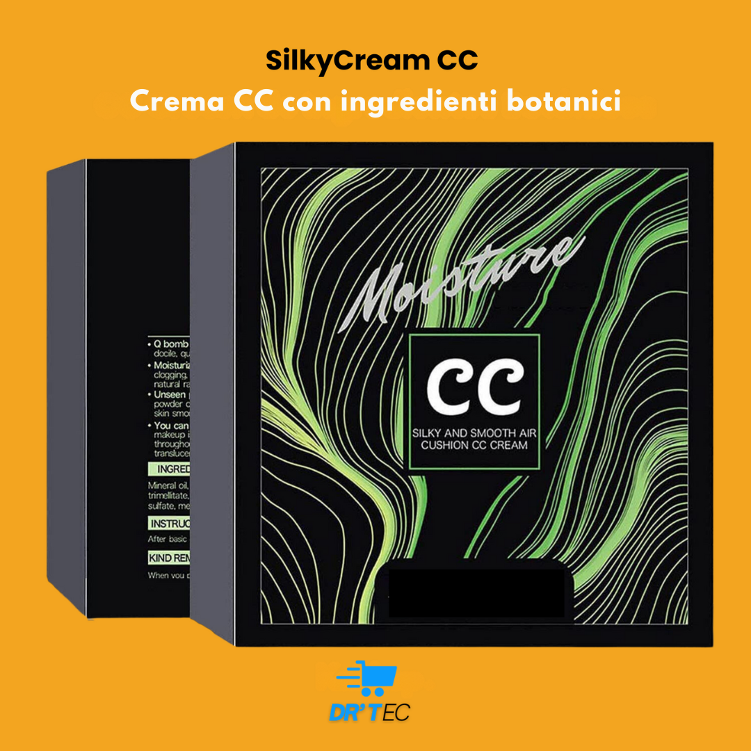 Base de maquillaje SilkyCream CC + Brocha de Regalo (1 + 1 GRATIS)